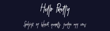 Hello Pretty by Haksen Studio — Script Handwritten Font — thumbnail 2