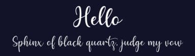 Hello by Graphix Line Studio — Script Handwritten Font — thumbnail 2
