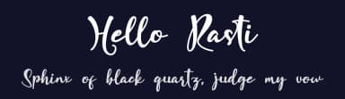Hello Rasti by GFR Creative — Script Handwritten Font — thumbnail 2