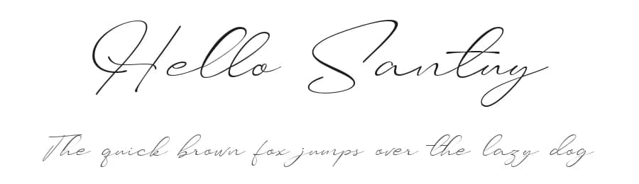 Hello Santuy by Lettersiro Studio — Script Handwritten Font