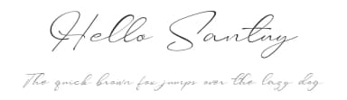 Hello Santuy by Lettersiro Studio — Script Handwritten Font — thumbnail 1
