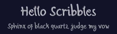 Hello Scribbles by Wellscript Studio — Script Handwritten Font — thumbnail 2