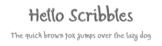 Hello Scribbles by Wellscript Studio — Script Handwritten Font
