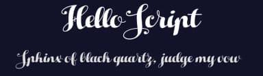 Hello Script by Zetafonts — Script Handwritten Font — thumbnail 2