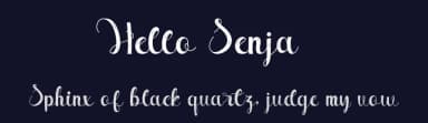 Hello Senja by Halymunt Studio — Script Handwritten Font — thumbnail 2