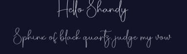 Hello Shandy by Scratchones — Script Handwritten Font — thumbnail 2