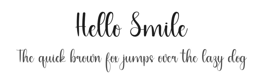 Hello Smile by PiPi Creative STUDIO — Script Handwritten Font