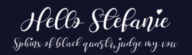 Hello Stefanie by Letterena Studios — Script Handwritten Font — thumbnail 2