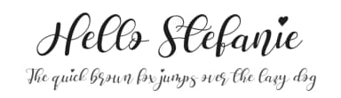Hello Stefanie by Letterena Studios — Script Handwritten Font — thumbnail 1