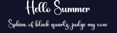 Hello Summer by Harlek Studio — Script Handwritten Font — thumbnail 2