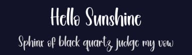 Hello Sunshine by Inermedia Studio — Script Handwritten Font — thumbnail 2