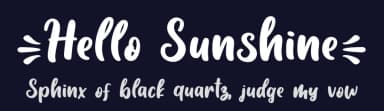 Hello Sunshine by nailetter — Script Handwritten Font — thumbnail 2