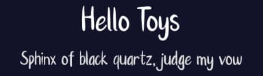 Hello Toys by Febryl Arully — Script Handwritten Font — thumbnail 2