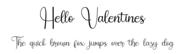 Hello Valentines by Bearytype — Script Handwritten Font — thumbnail 1