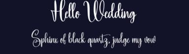 Hello Wedding by Scratchones — Script Handwritten Font — thumbnail 2