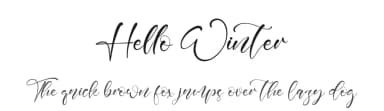 Hello Winter by Staircase Studio — Script Handwritten Font — thumbnail 1