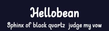 Hellobean by Yusa Studio — Script Handwritten Font — thumbnail 2
