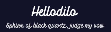 Hellodilo by Hardtype — Script Handwritten Font — thumbnail 2