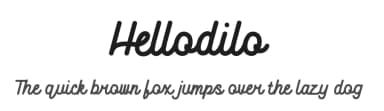 Hellodilo by Hardtype — Script Handwritten Font — thumbnail 1