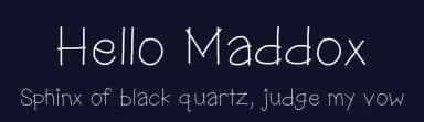 Hello Maddox by Jen Jones — Script Handwritten Font — thumbnail 2