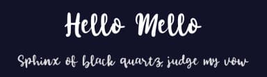 Hello Mello by Pustudio — Script Handwritten Font — thumbnail 2