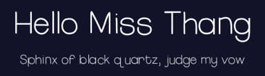 Hello Miss Thang by Jen Jones — Script Handwritten Font — thumbnail 2