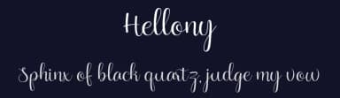 Hellony by Alit Design — Script Handwritten Font — thumbnail 2