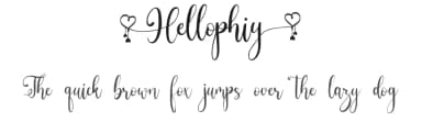 Hellophiy by Qwrtype Foundry — Script Handwritten Font — thumbnail 1