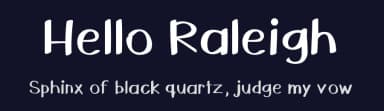 Hello Raleigh by Jen Jones — Script Handwritten Font — thumbnail 2