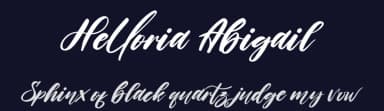 Helloria Abigail by Perspectype Studio - Letterena.com — Script Handwritten Font — thumbnail 2