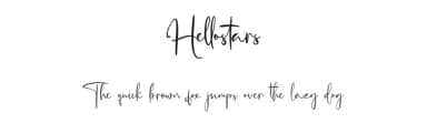 Hellostars by Maulana Creative — Script Handwritten Font — thumbnail 1