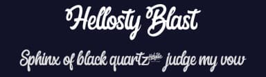 Hellosty Blast by Holydie Studio — Script Handwritten Font — thumbnail 2