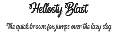 Hellosty Blast by Holydie Studio — Script Handwritten Font — thumbnail 1