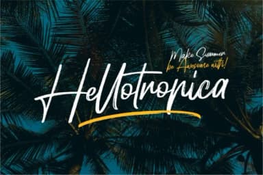 Hellotropica Font by Garisman Studio — Script Handwritten Font — thumbnail 1