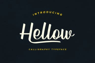 Hellow Font by StudioAKTYPE — Script Handwritten Font — thumbnail 1