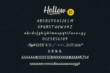 Hellow Font by StudioAKTYPE — Script Handwritten Font — thumbnail 5