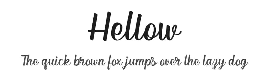 Hellow by StudioAKTYPE — Script Handwritten Font
