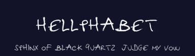 Hellphabet by Hellron Design — Script Handwritten Font — thumbnail 2