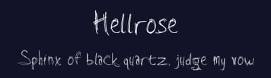Hellrose by madeDeduk — Script Handwritten Font — thumbnail 2