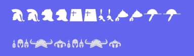 Helmets by Ding Bang — Dingbats Font — thumbnail 3