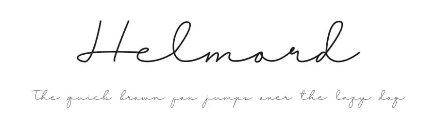 Helmord by Jadatype — Script Handwritten Font