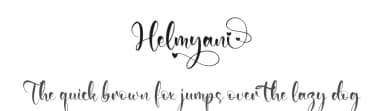 Helmyani by Integritype Studio — Script Handwritten Font — thumbnail 1