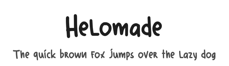 Helomade by Scratch Design — Script Handwritten Font