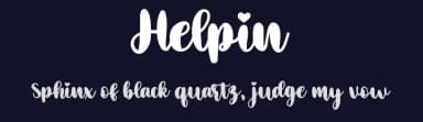 Helpin by Bearytype — Script Handwritten Font — thumbnail 2