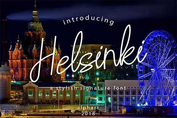 Helsinki Font by alphArt — Script Handwritten Font