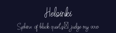 Helsinki by alphArtype — Script Handwritten Font — thumbnail 2
