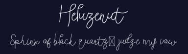 Heluzenut by Edric Studio — Script Handwritten Font — thumbnail 2