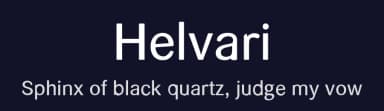 Helvari by loosydesign — Sans Serif Font — thumbnail 2