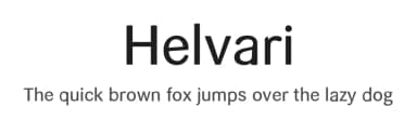 Helvari by loosydesign — Sans Serif Font — thumbnail 1