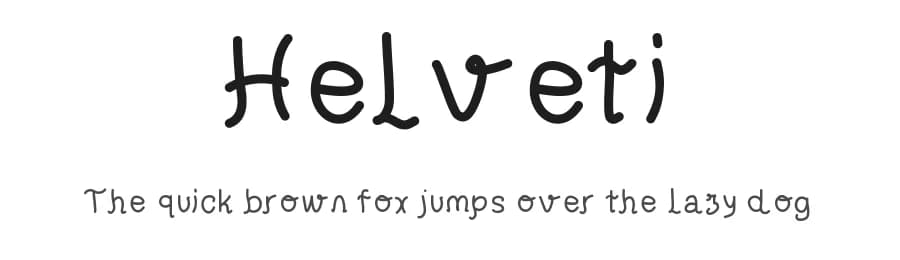 Helveti by Gaelleing — Script Handwritten Font